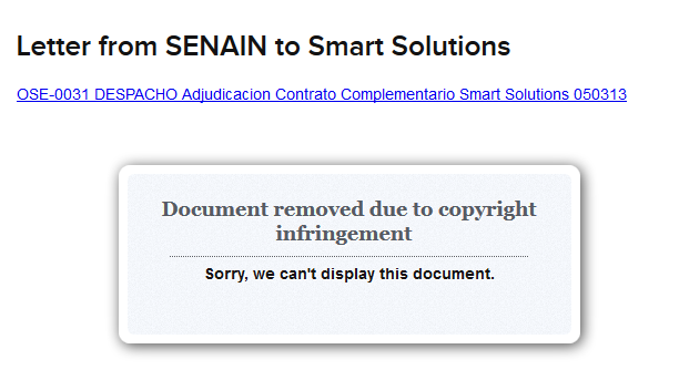 Ecuador Using Copyright To Try To Take Down Leaked Documents About Its Surveillance Practices