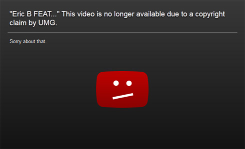 YouTube's Deal With Universal Blocks DMCA Counter Notices | TorrentFreak