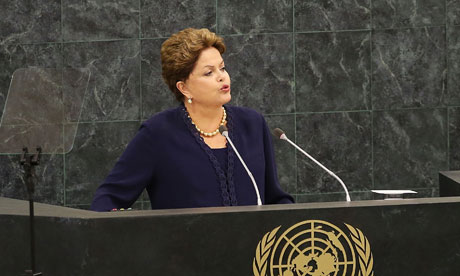 Brazilian president launches diatribe at UN condemning NSA surveillance
