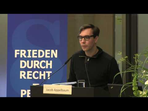 Whistleblower Award - Jacob Appelbaum answers for Edward Snowden