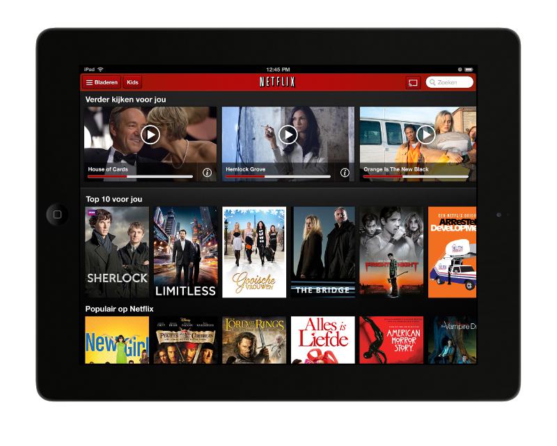 Netflix launches in the Netherlands, pricing its service at €7.99 per month